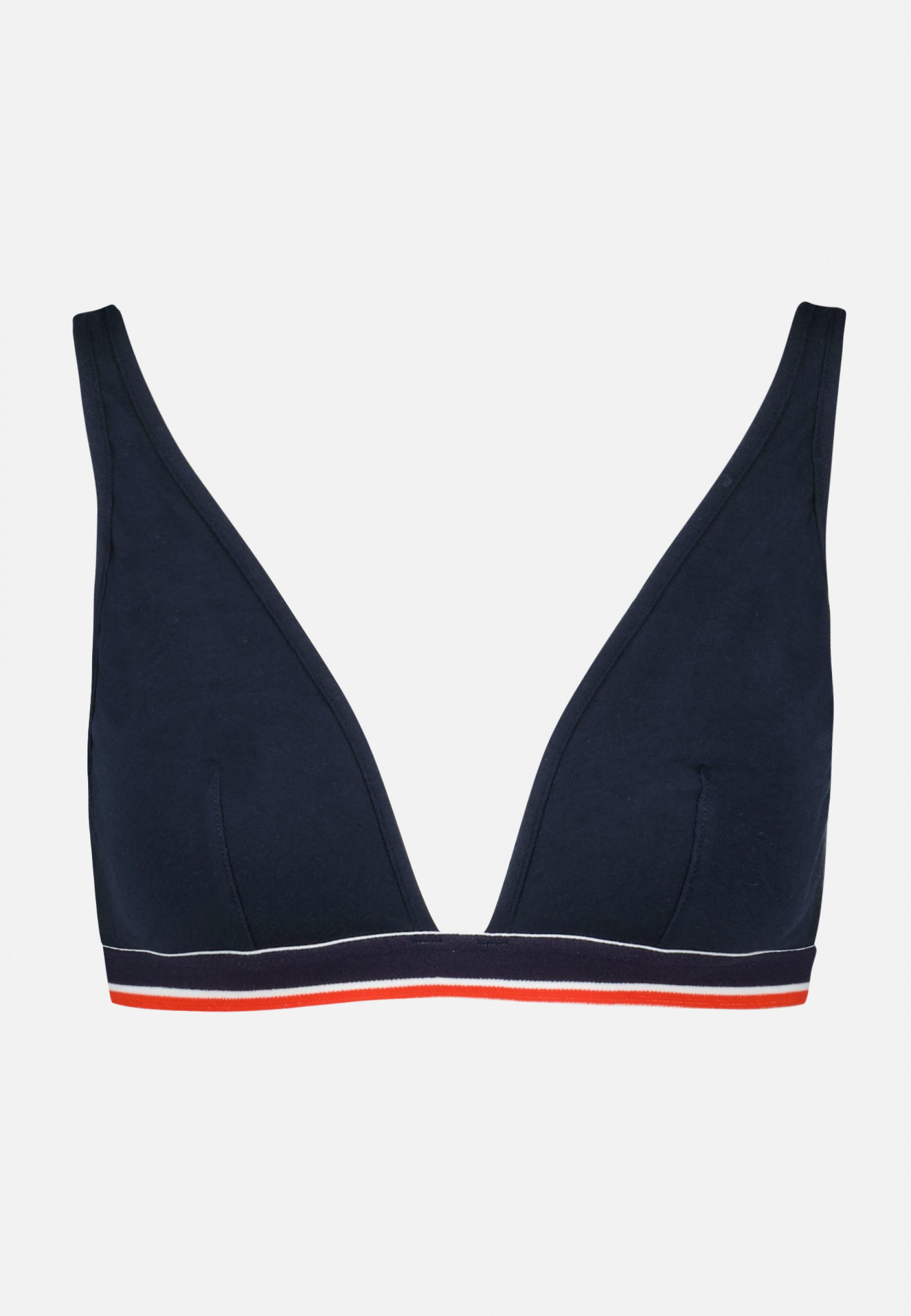 Soutien-gorge foulard en coton-Angèle Marine
