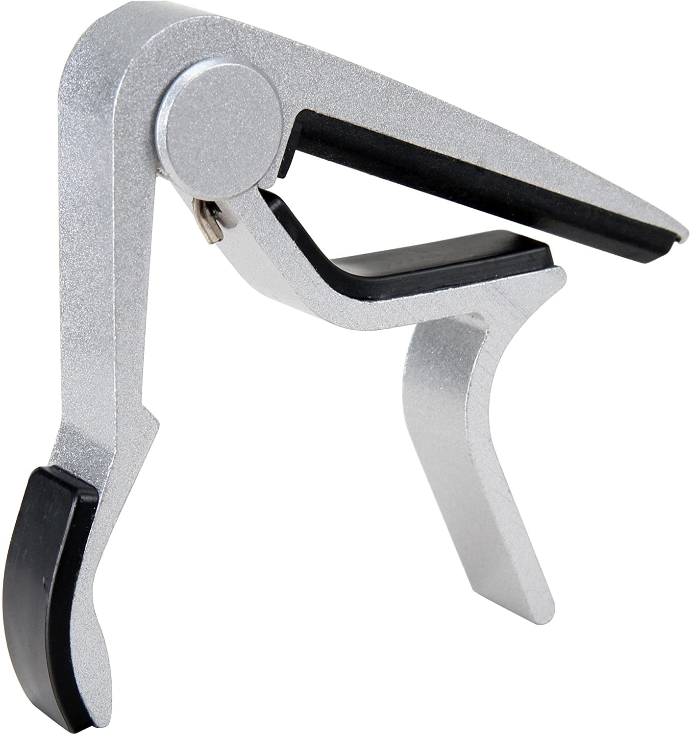 Gitarren Kapodaster Aluminium Kapo für Akustik Gitarren - Silber