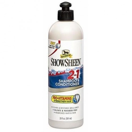 Shampoo e condicionador Showheen para cavalos, fragrância suave