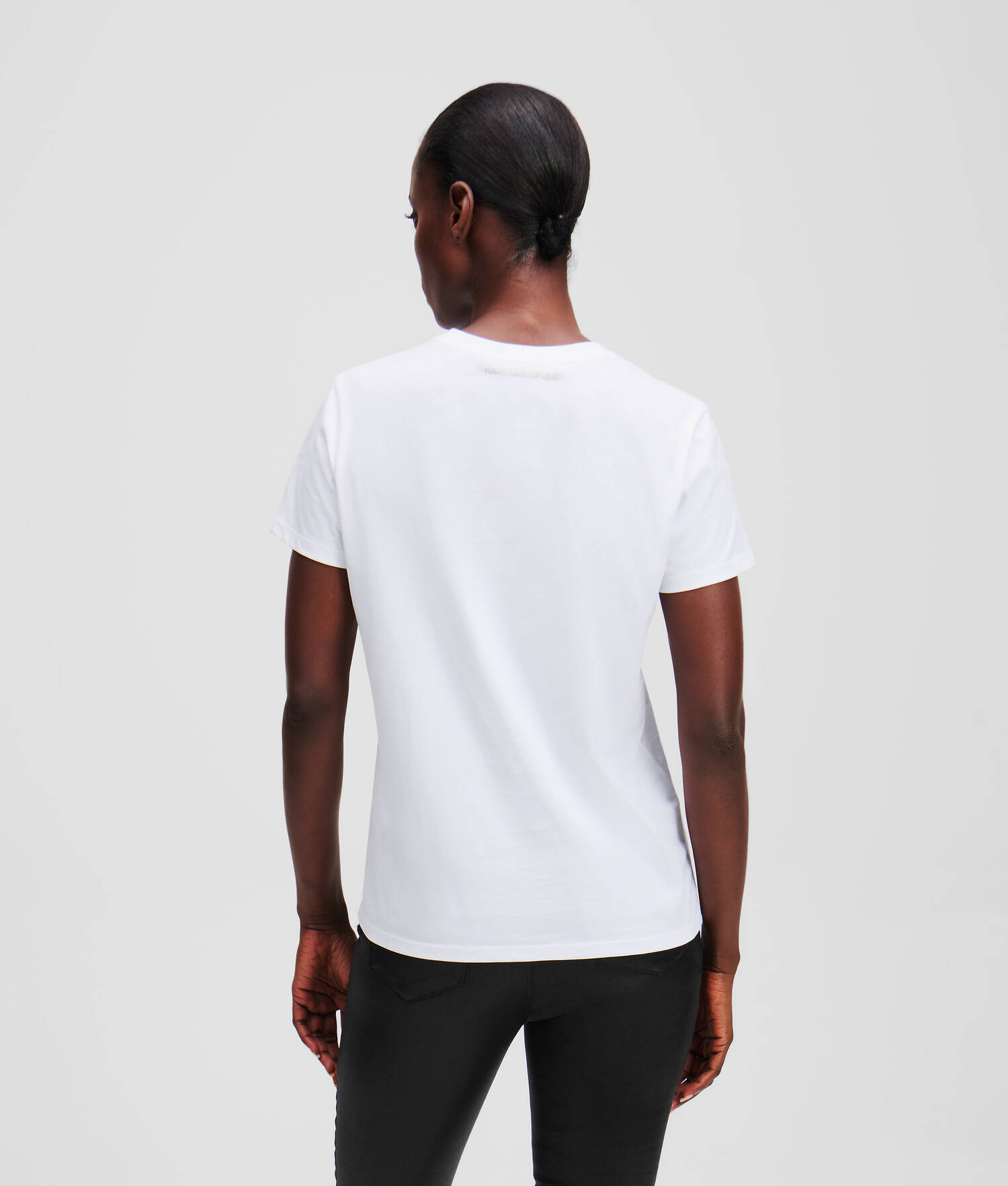 T-SHIRT À LOGO PAILLETTÉ KARL