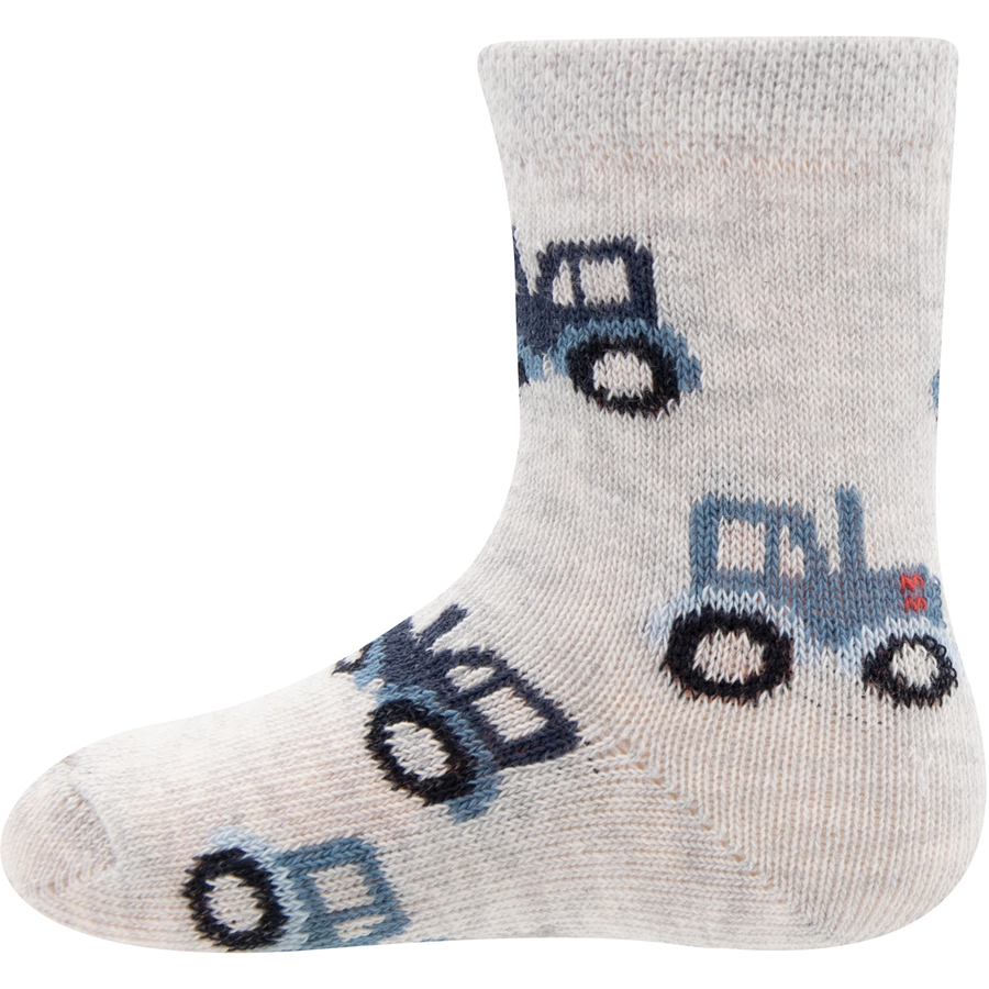 Ewers Babysöckchen 6er Pack Trecker blau-oliv
