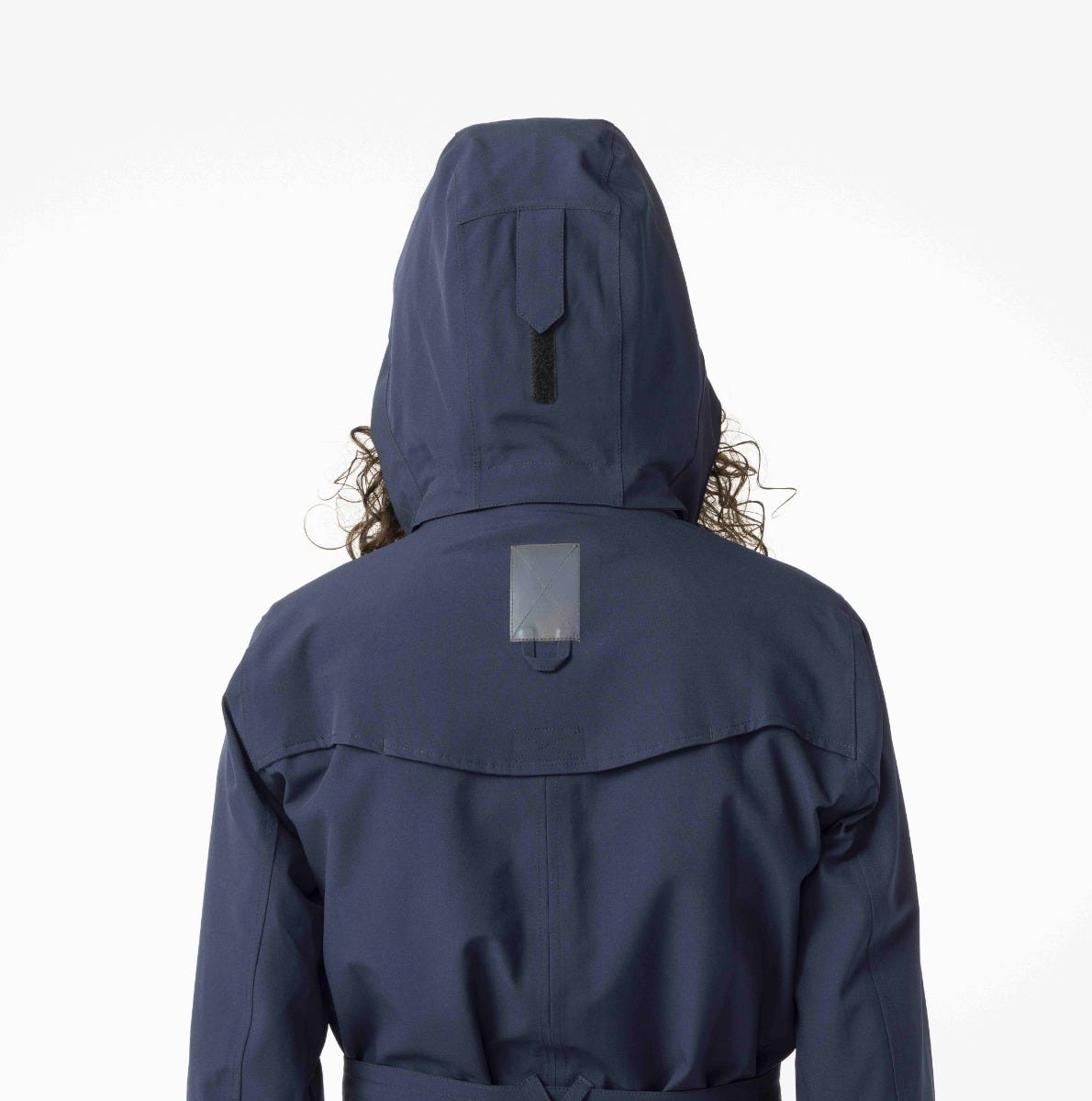 AGU Trench Coat Long Dames regenjas - Marine