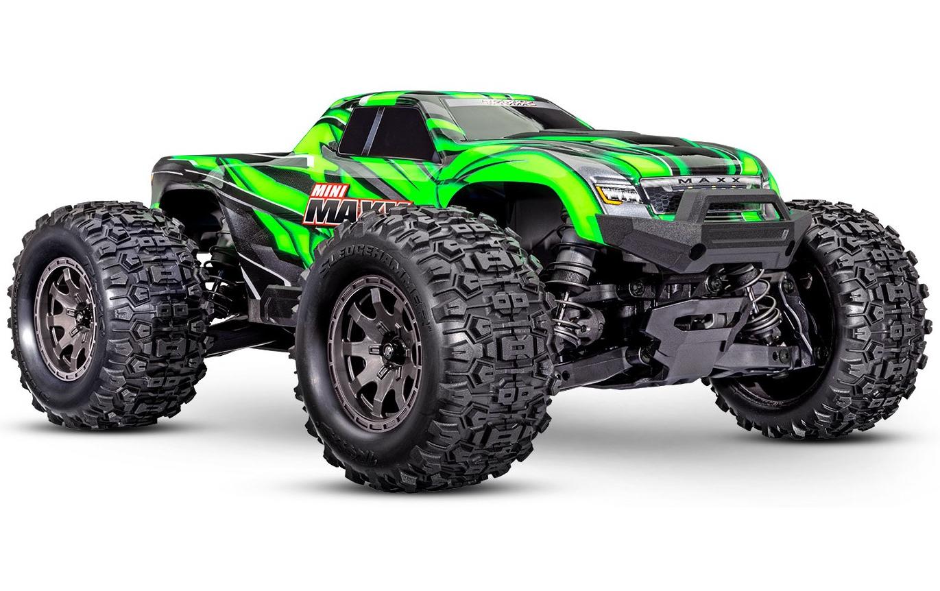 Monster Truck Mini Maxx BL-2s Grün RTR 1:16<br>Monster Truck Mini MAXX 4WD