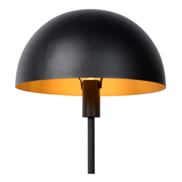 Lucide SIEMON tafellamp Ø25cm Zwart