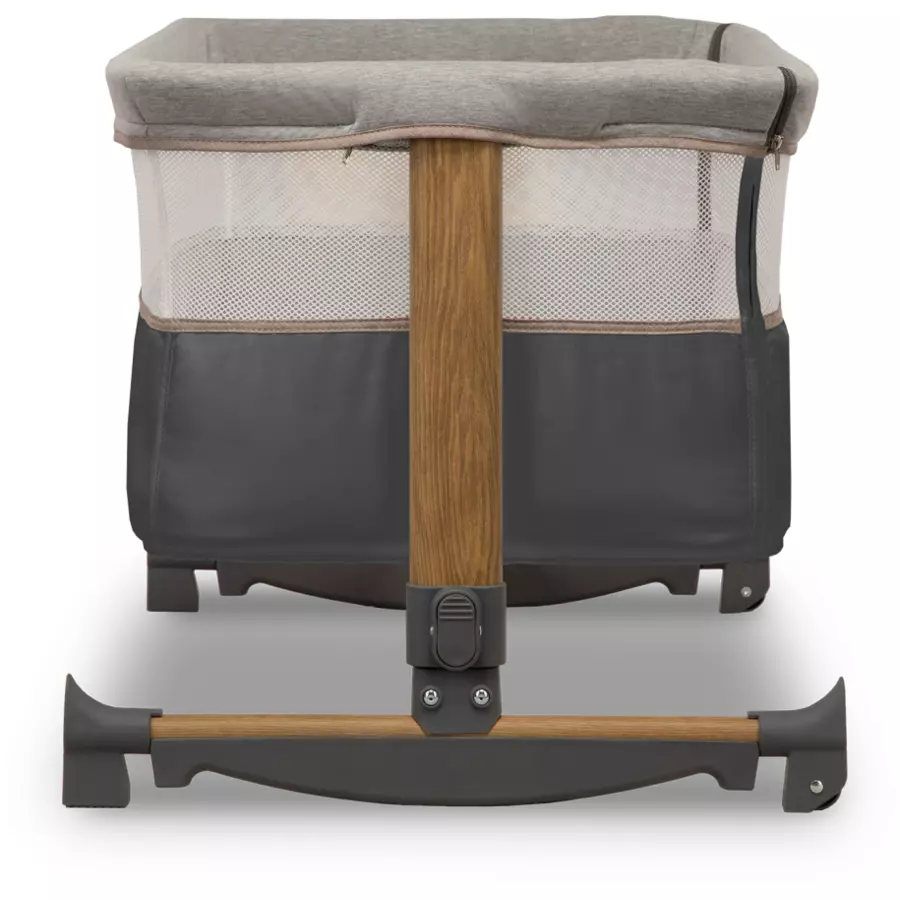 lionelo Beistellbett Leonie grey stone