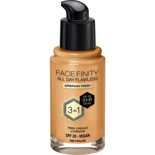 Facefinity All Day Flawless Foundation Farbe N88 Praline