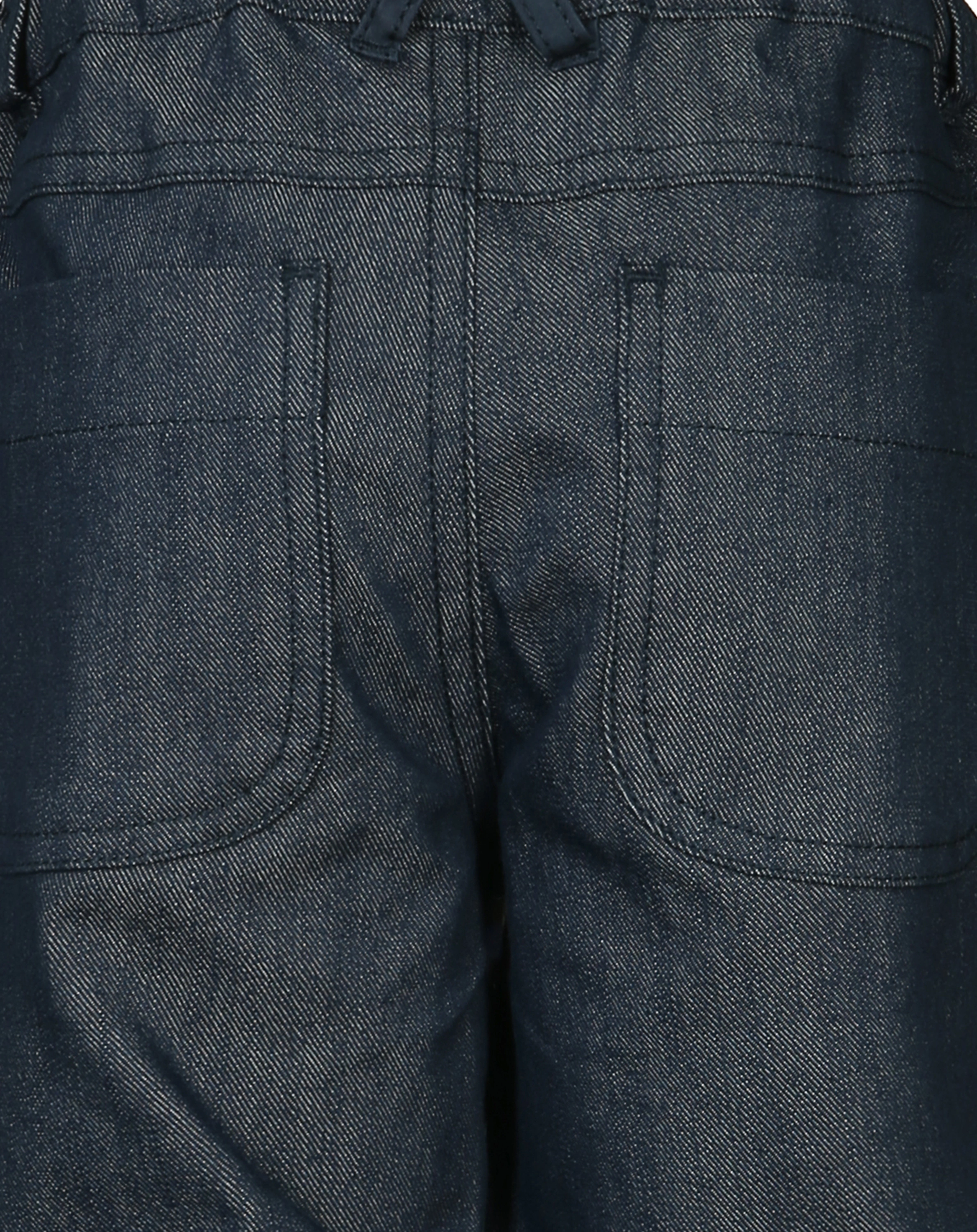 Jeanshose KUUSI mit Knieverstärkung in dark blue denim