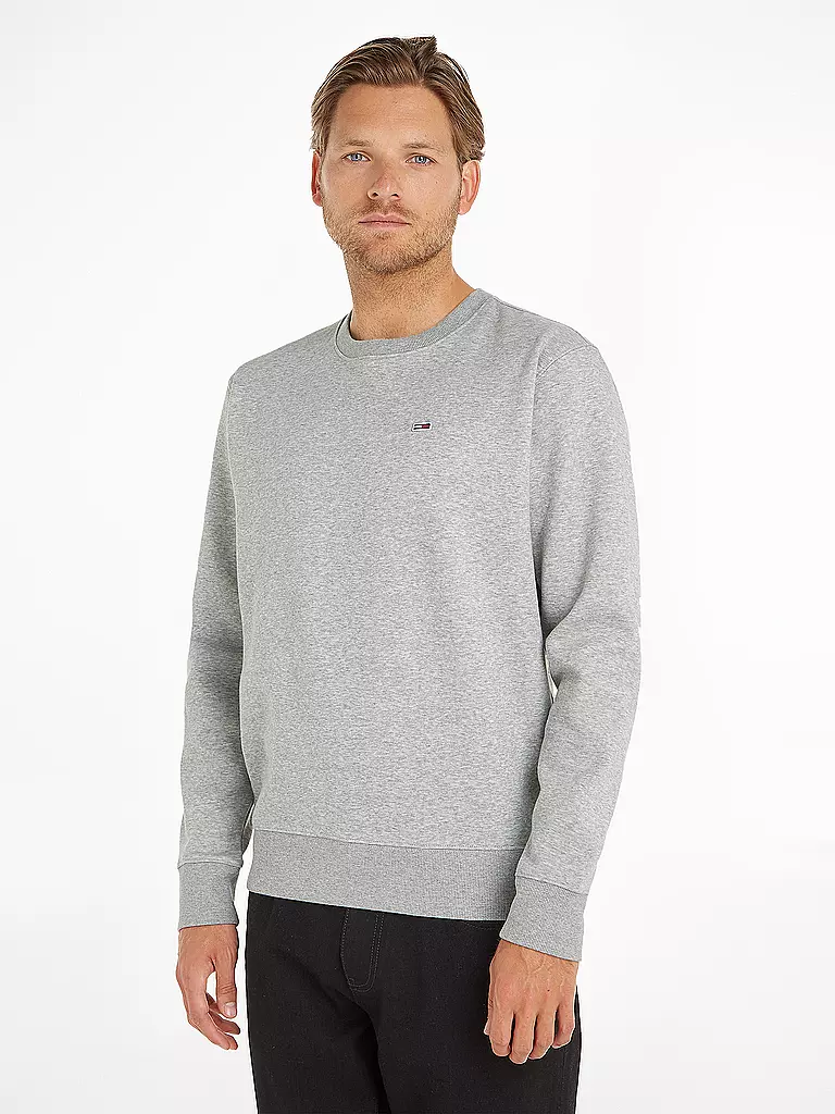TOMMY JEANS Sweater grau