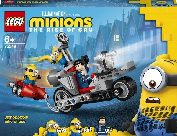 LEGO Minions 75549 Ustoppelig motorcykeljagt