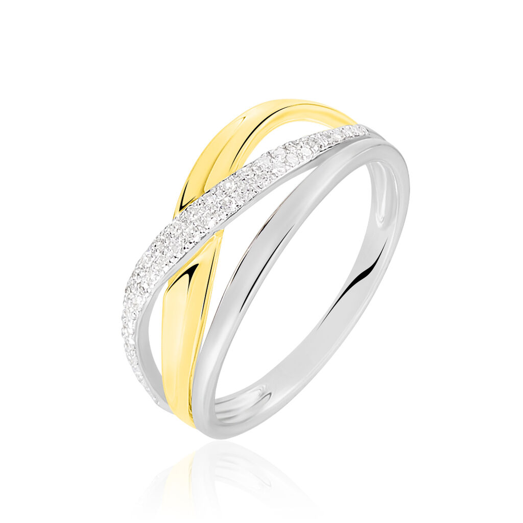 Bague Nene Or Bicolore Diamant