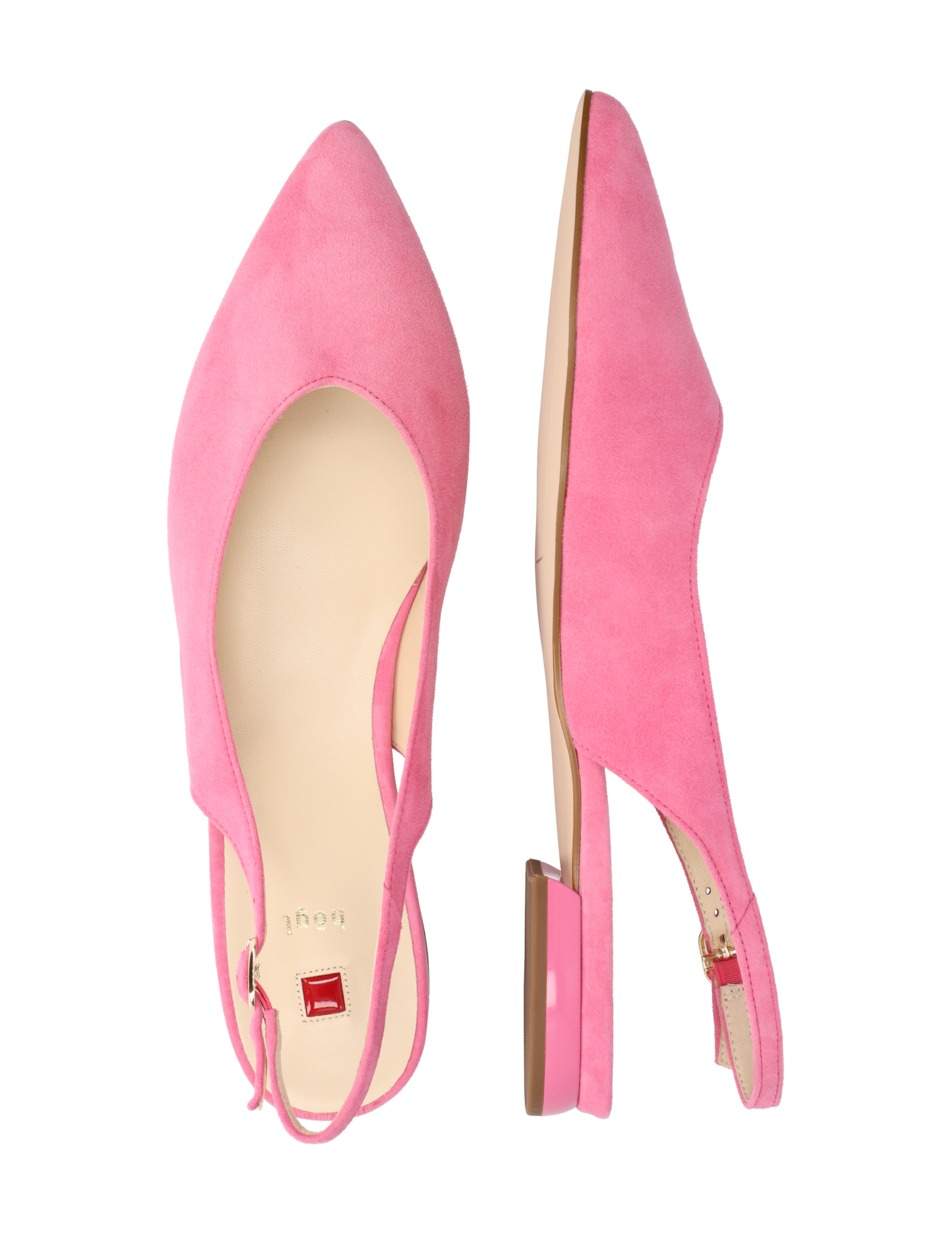 Veloursleder Slingpumps