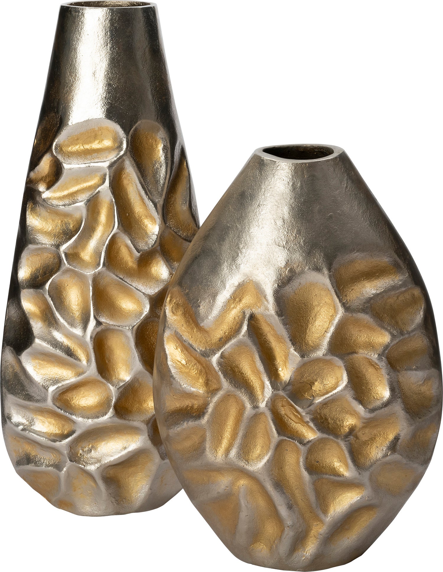 Intratuin vaas Mandy goud 29 x 15 x 37 cm