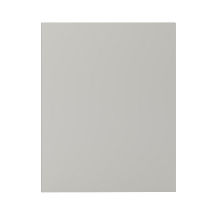 Côté de remplacement bas gauche GoodHome Stevia gris mat H. 72 cm x l. 57 cm x Ép. 18mm