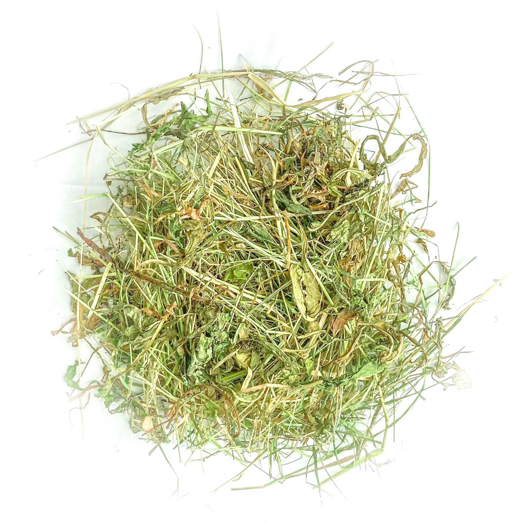 Foin aromatisé aux pissenlits pour lapins et rongeurs