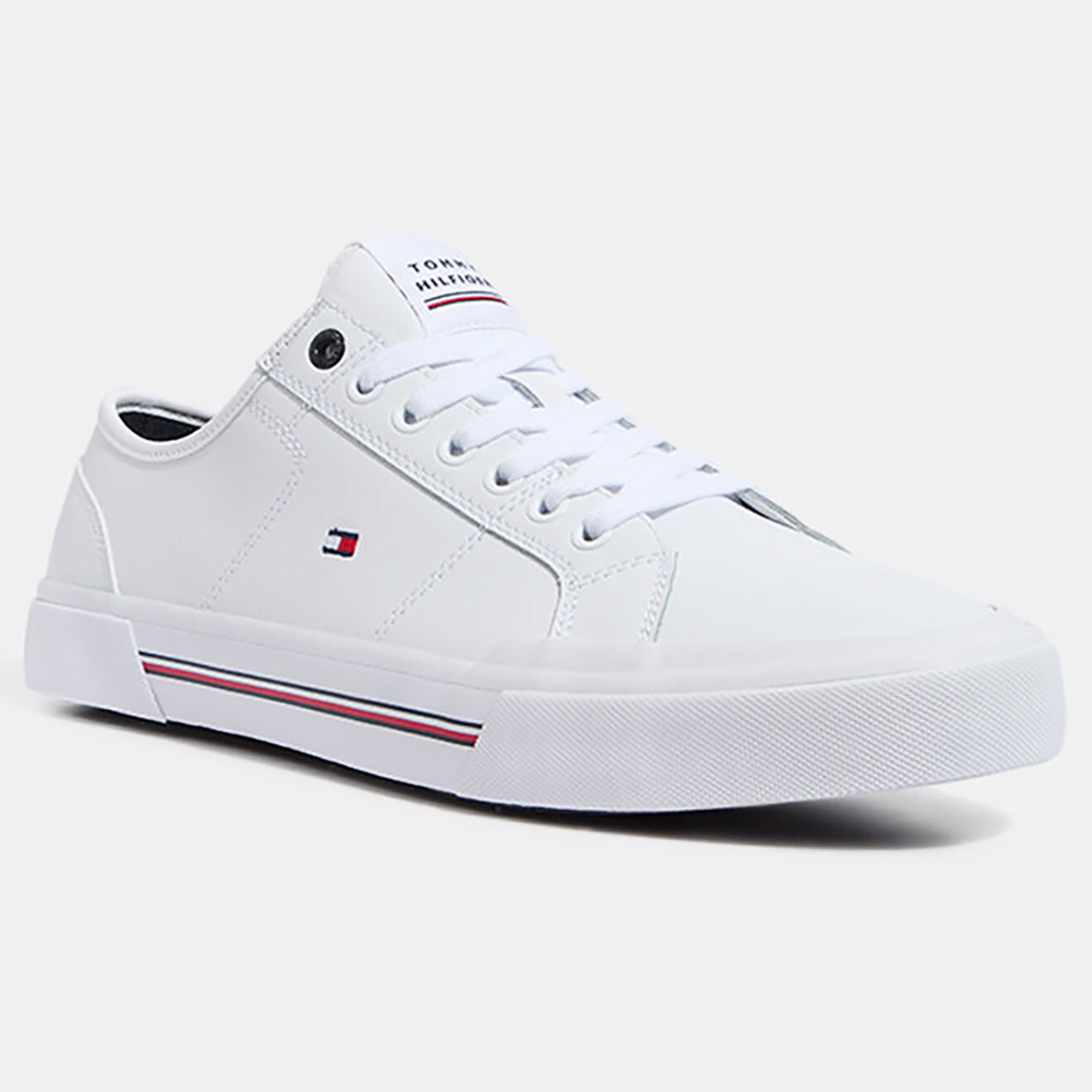 Tommy Hilfiger Baskets Corporate Canvas blanches