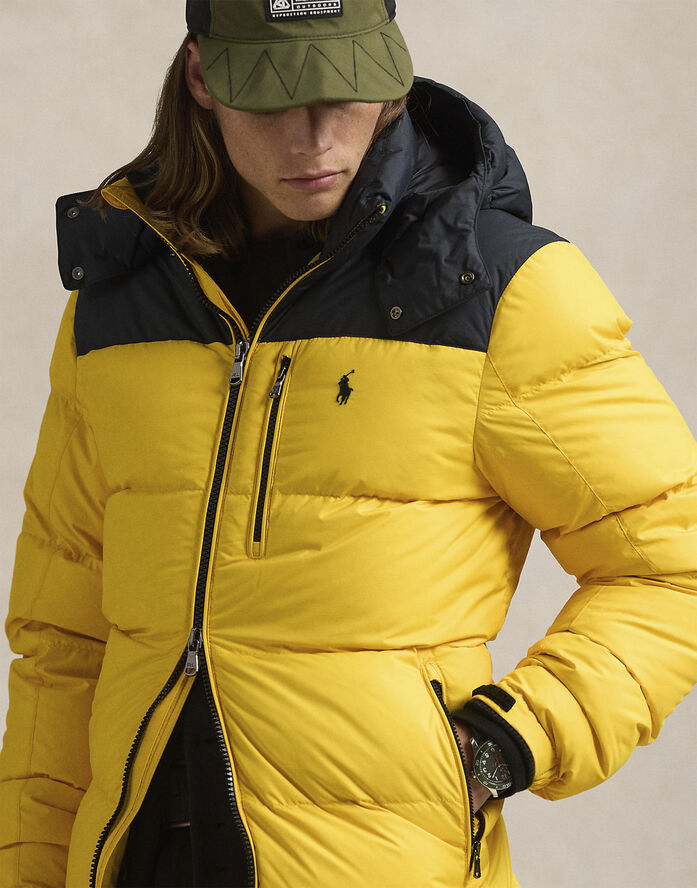 Polo Ralph Lauren RECYCLED POLYESTER-EL CAP JACKET Yellowfin/polo black