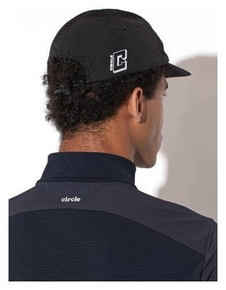 Maillot manches longues Running Hiver Circle Winter Layer Demi-zip Bleu marine