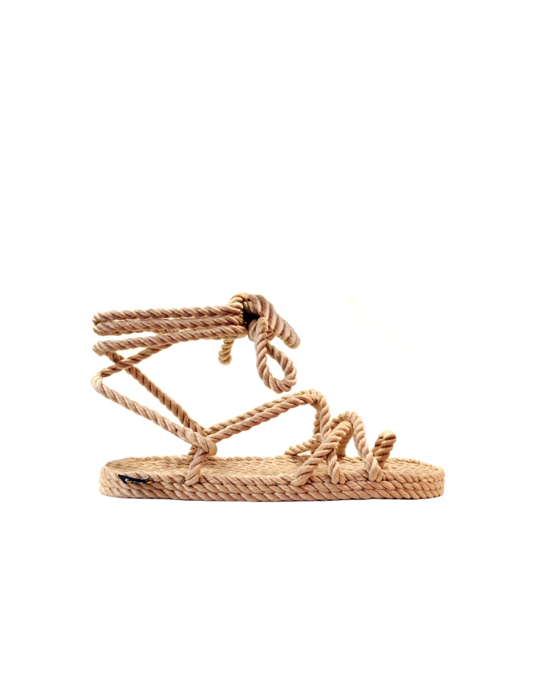 nomadic sandales femme isla beige en corde