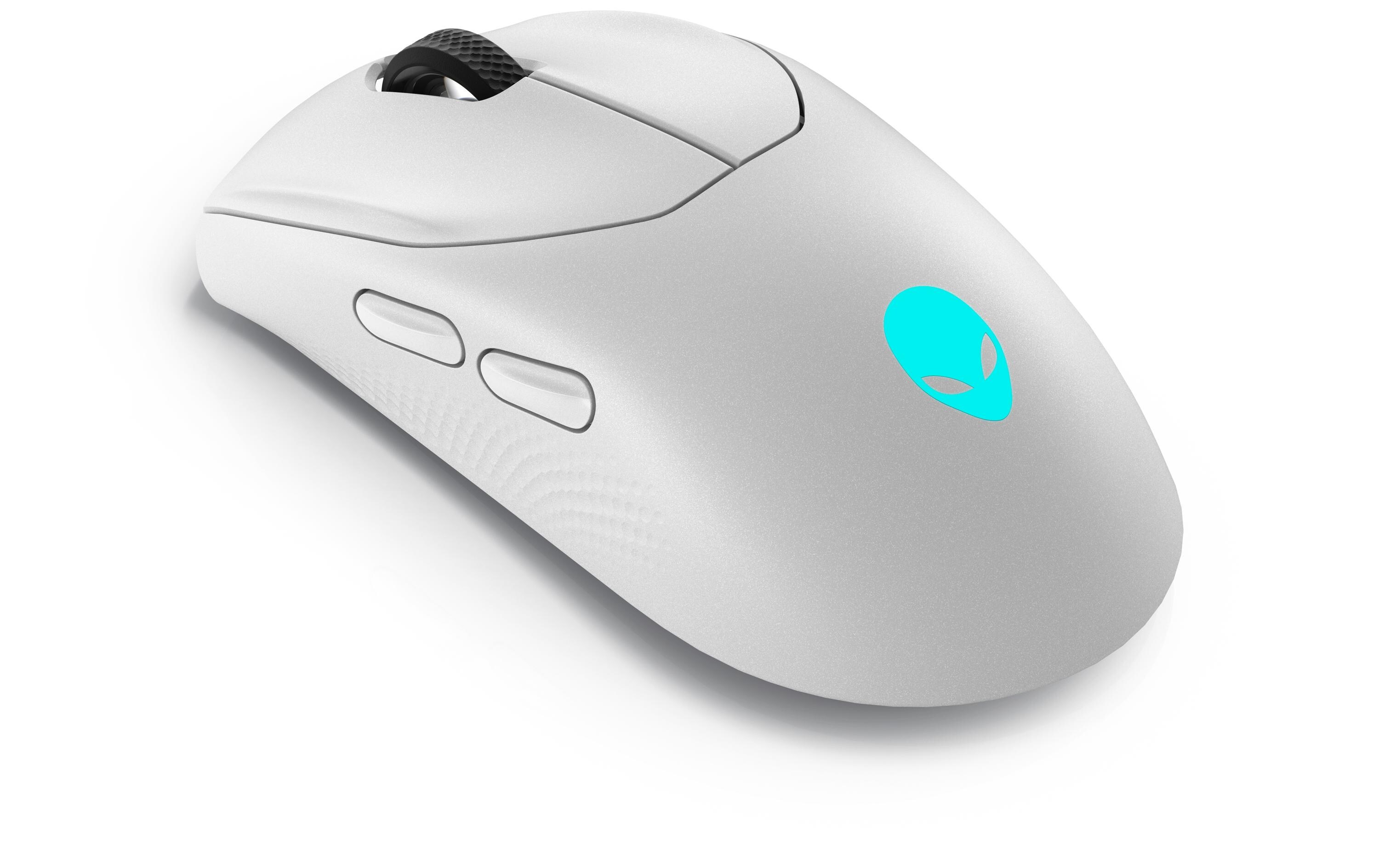Gaming-Maus Alienware 720M Lunar Light<br>Schnelle Gaming-Maus mit kabelloser und verkabelter Anbindungsmöglichkeit