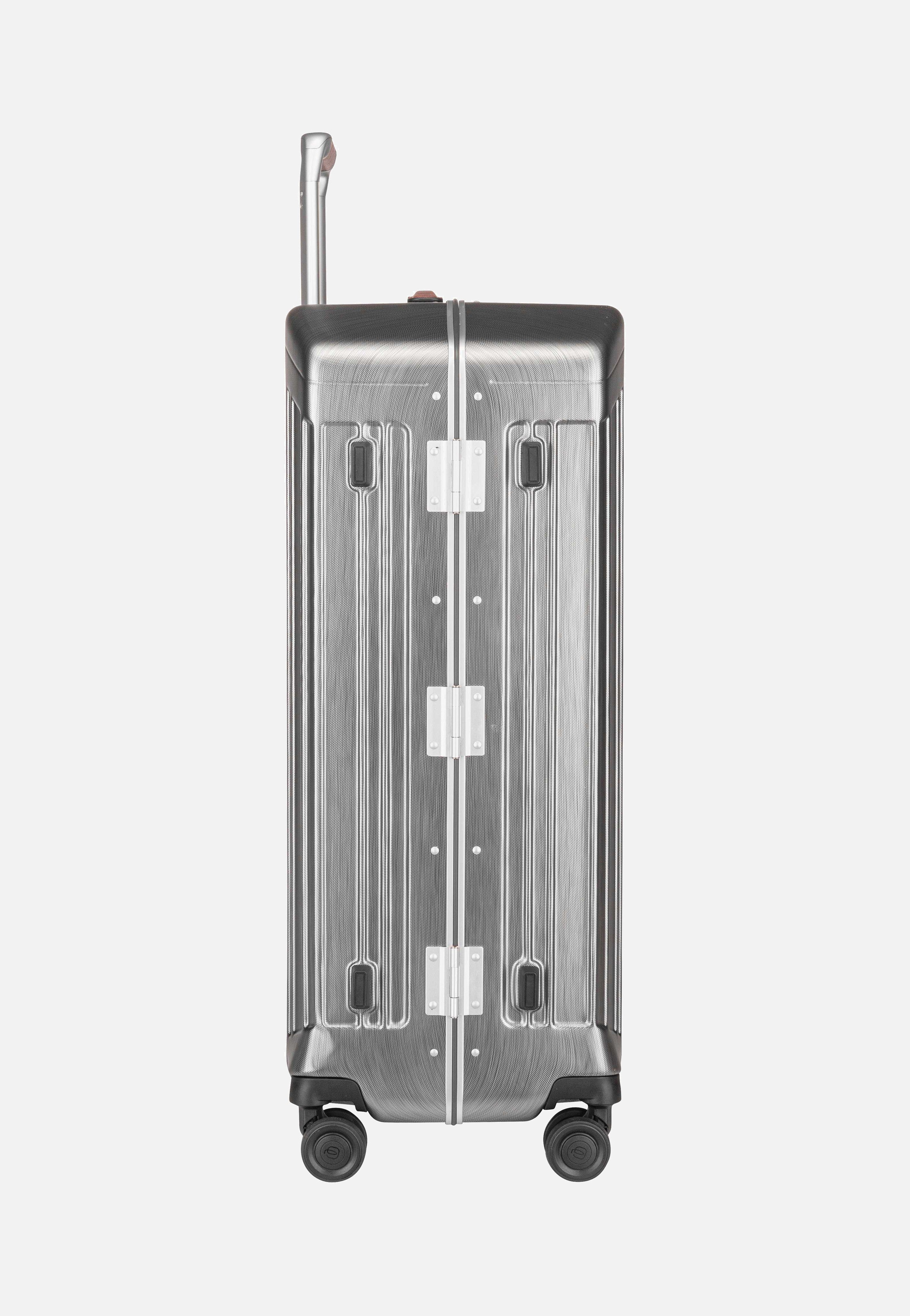 PQ-LM Medium Spinner 4427 Nero-Cuoio - Koffer