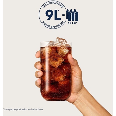 Sirop et concentré Sodastream Concentre COLA SANS SUCRES 440 ML
