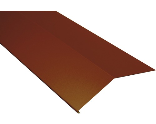 PRECIT gootbeugel voor metalen dakpannen, oxiderood RAL 3009, 2000 mm x 90 mm x 108 mm