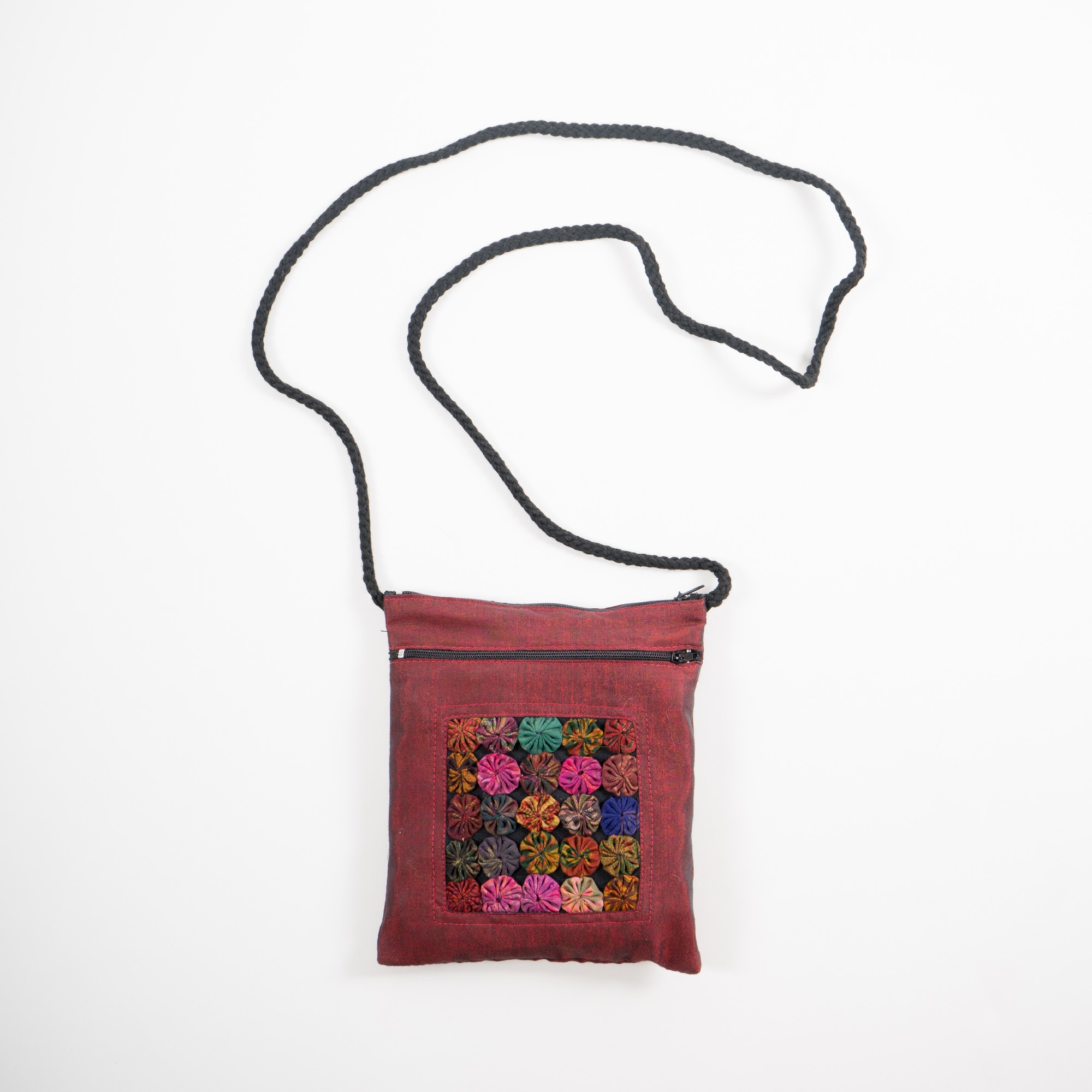 Schultertasche, burgunder, B 16 cm, H 19 cm günstig bestellen