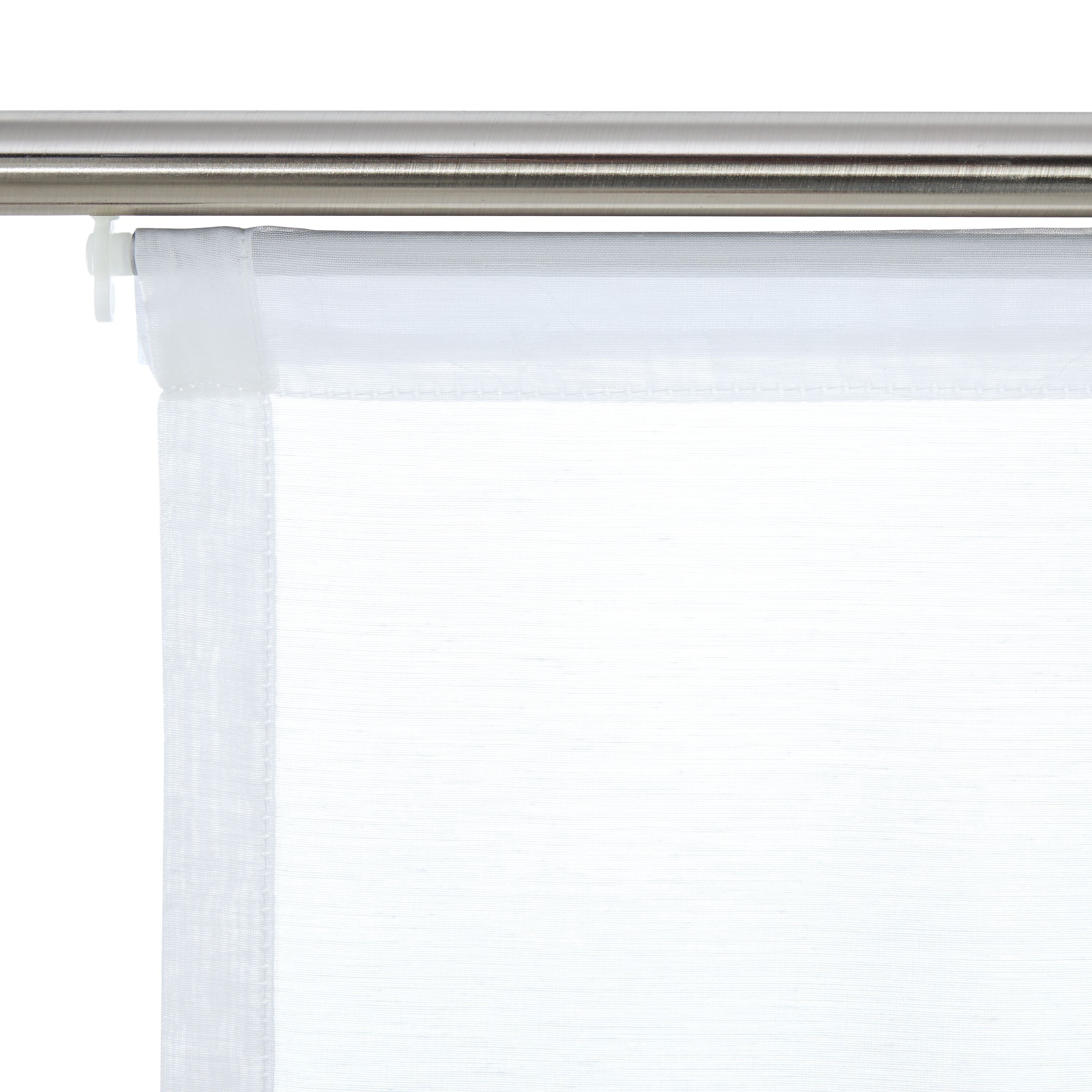 GASPAR Flächenvorhang - Weiss / B: 60.0 cm x H: 245.0 cm