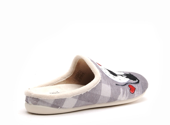Calzamur cm confort chaussons femme 30444 gris