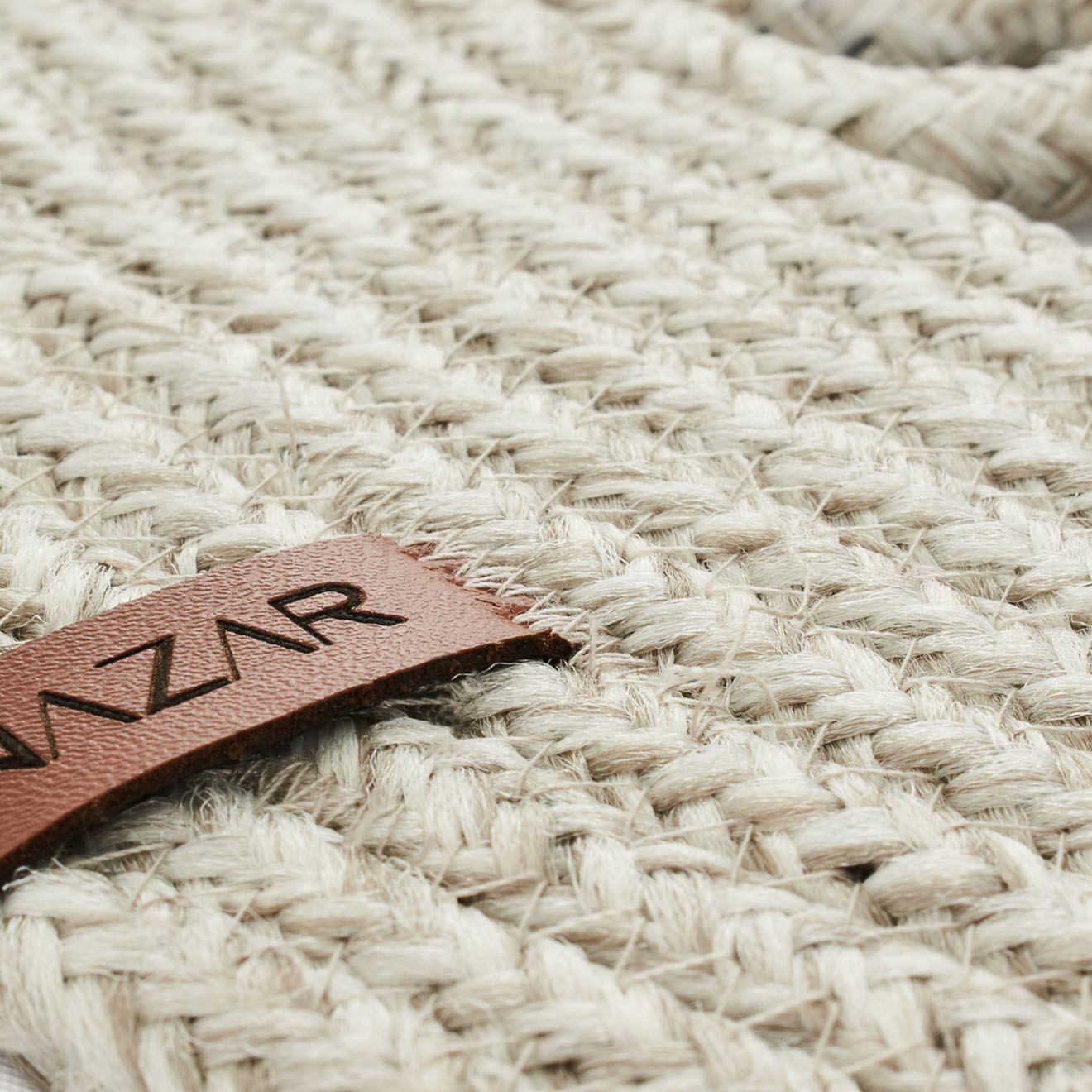 Nazar Rugs Tapis LIMA 4503 fait main gris - 80x80 cm