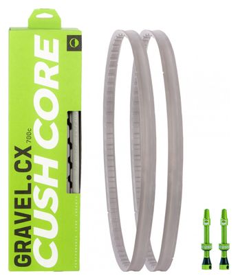Paire de Mousses Anti-Pincement CushCore Gravel/CX avec Valves Tubeless