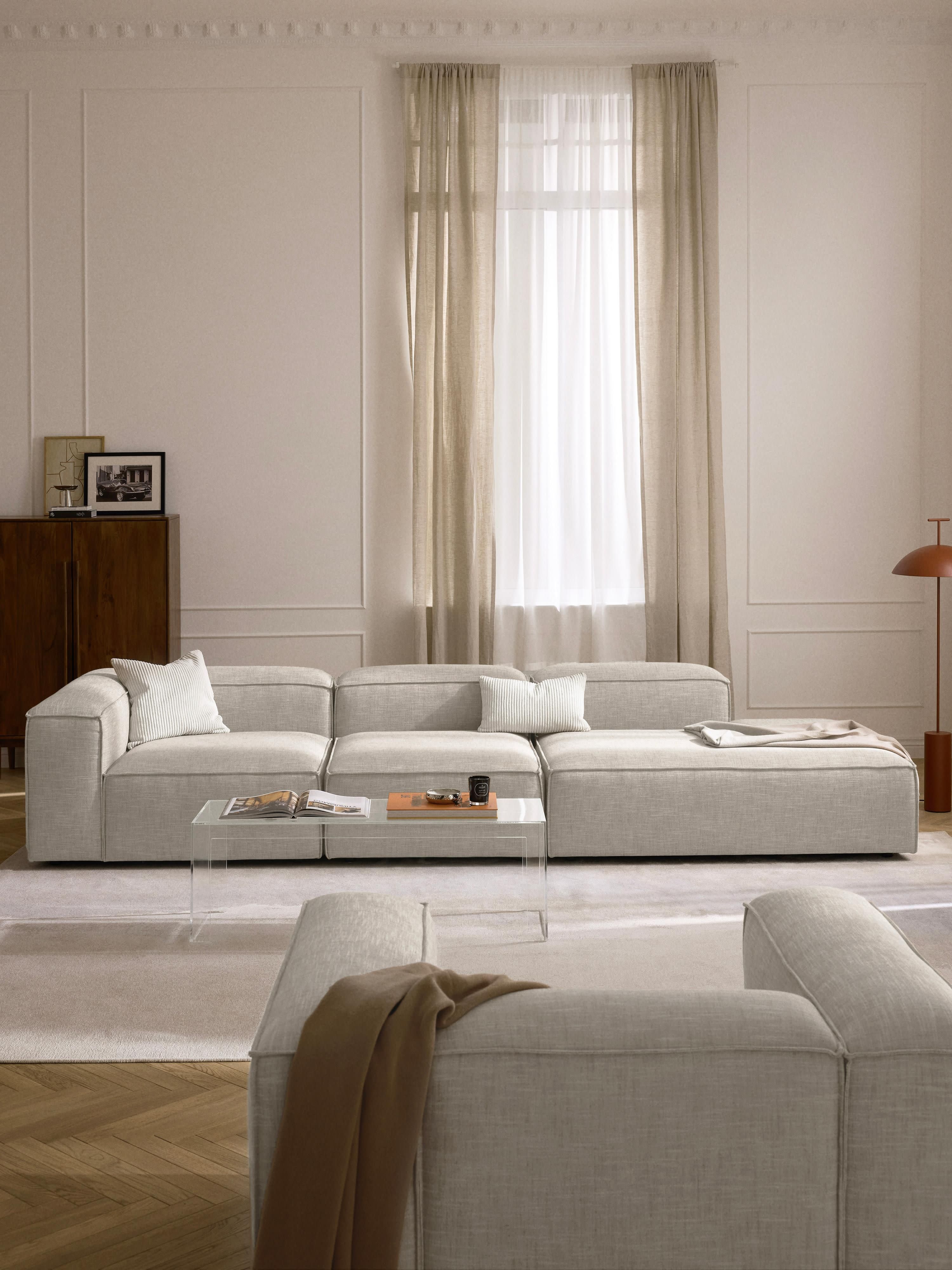 Modulaire XL chaise longue Lennon van linnenmix