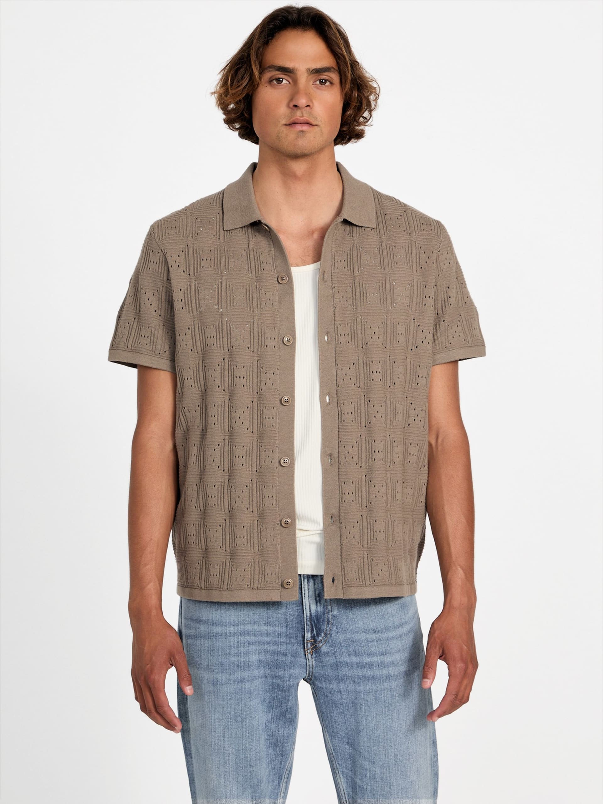 Camisa Topanga Pointelle