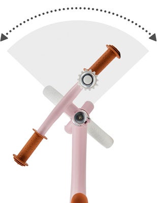 Kinderkraft FLY PLUS Balansesykkel, Rosa
