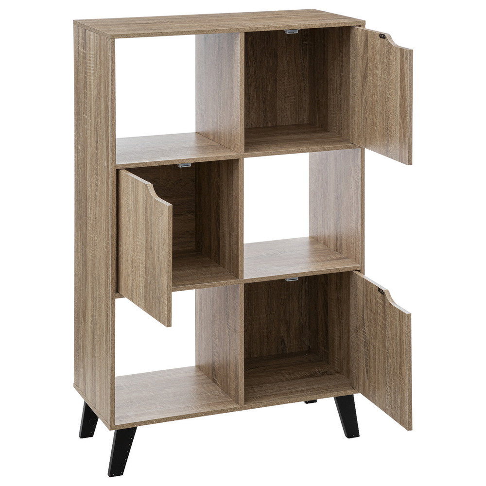 Étagère 6 cases porte ceda - five