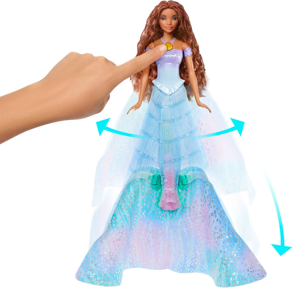 DISNEY - POUPEE ARIEL SIRENE 2 EN 1