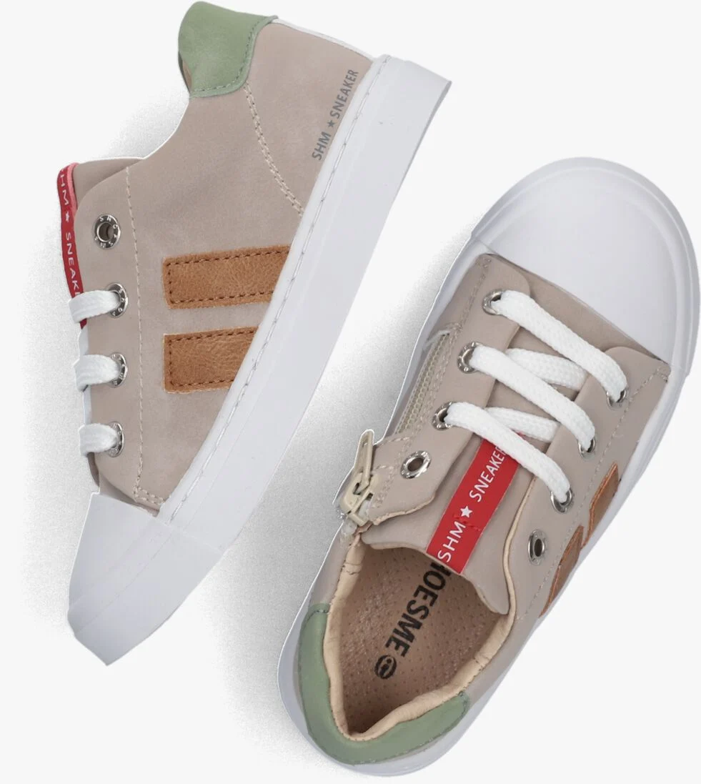 SHOESME taupe shoesme lage sneakers sh23s004