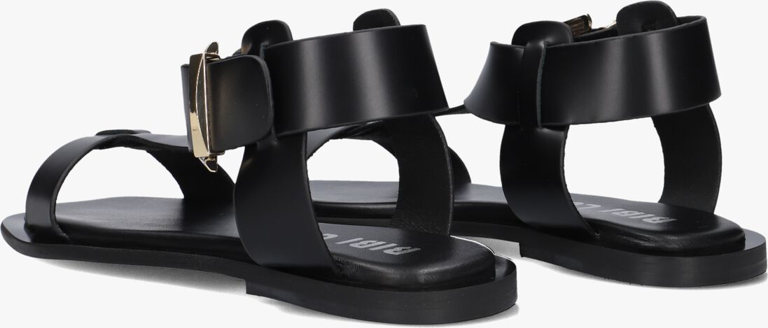 zwarte bibi lou platte sandalen 901z10aa