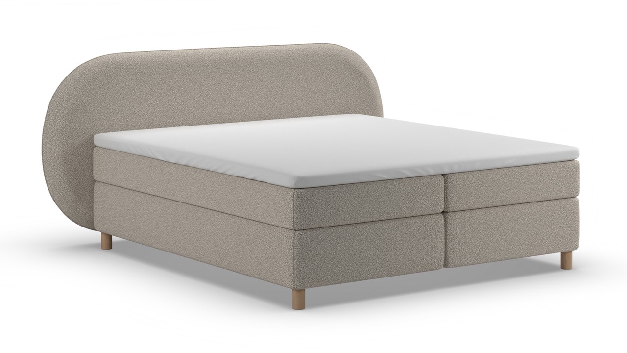 Boxspring Flow - Wool look natural