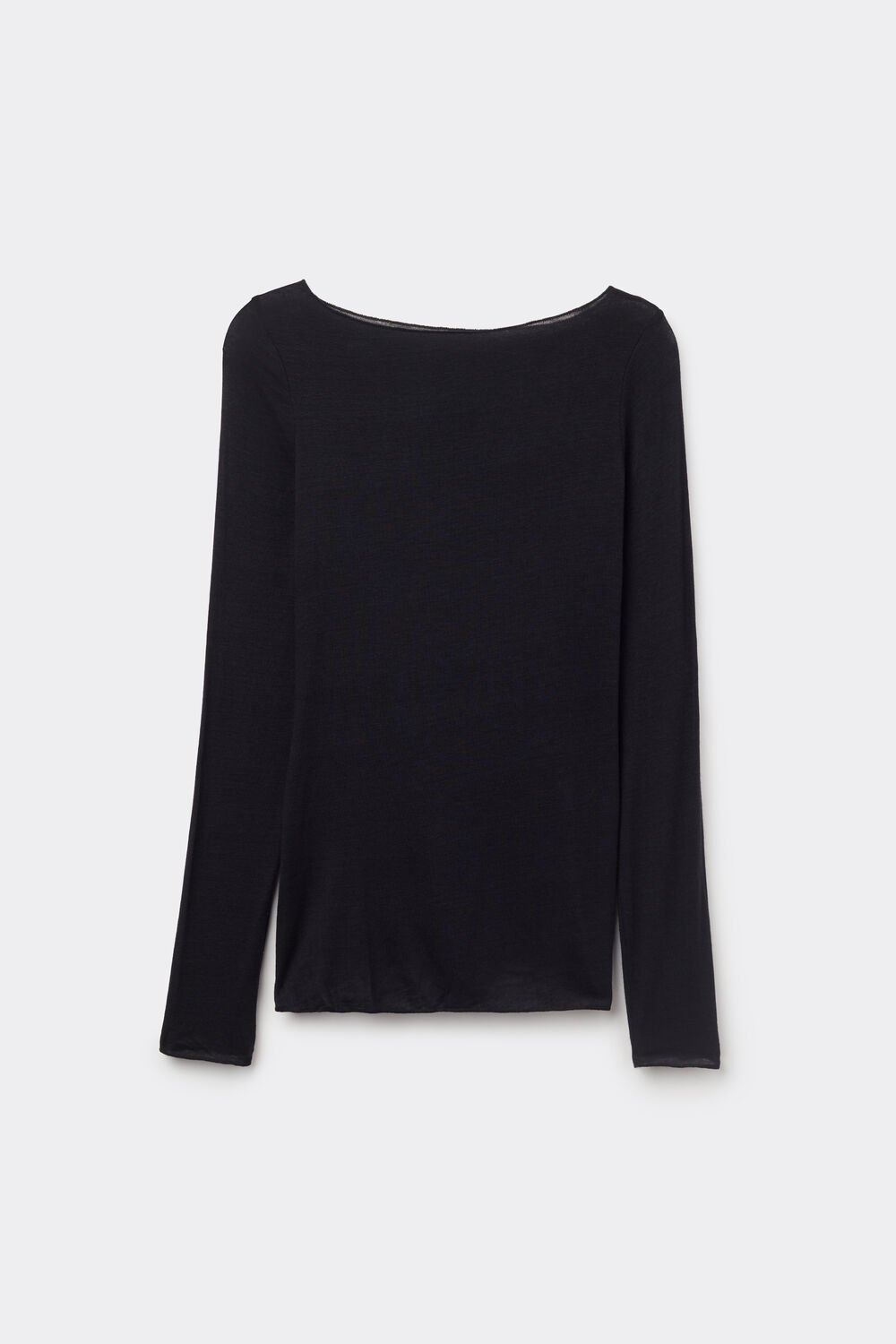 Blusa ultraleve de cashmere com decote canoa