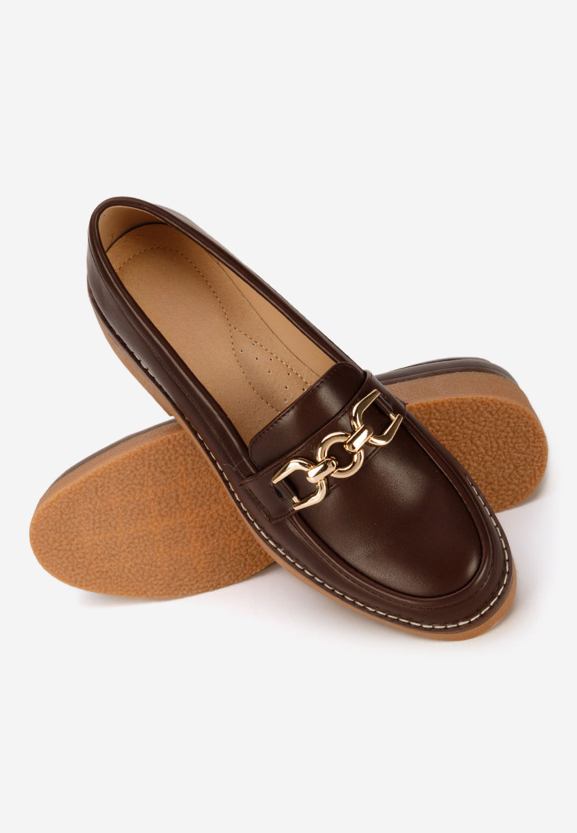 Mocassins femme bruns Calisteia