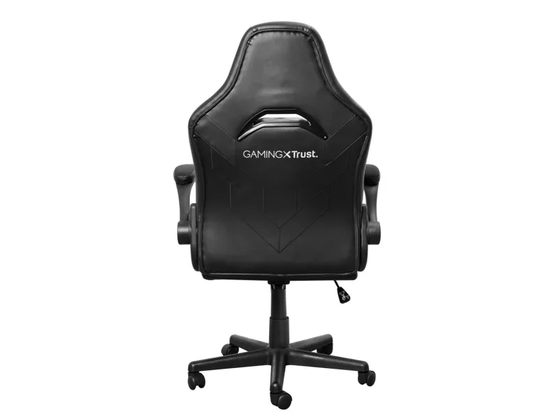 Trust GXT 703 RIYE - Spillestol - armstøtter - L-formet - vippe - drejeled - syntetisk læder, elastisk stof - sort