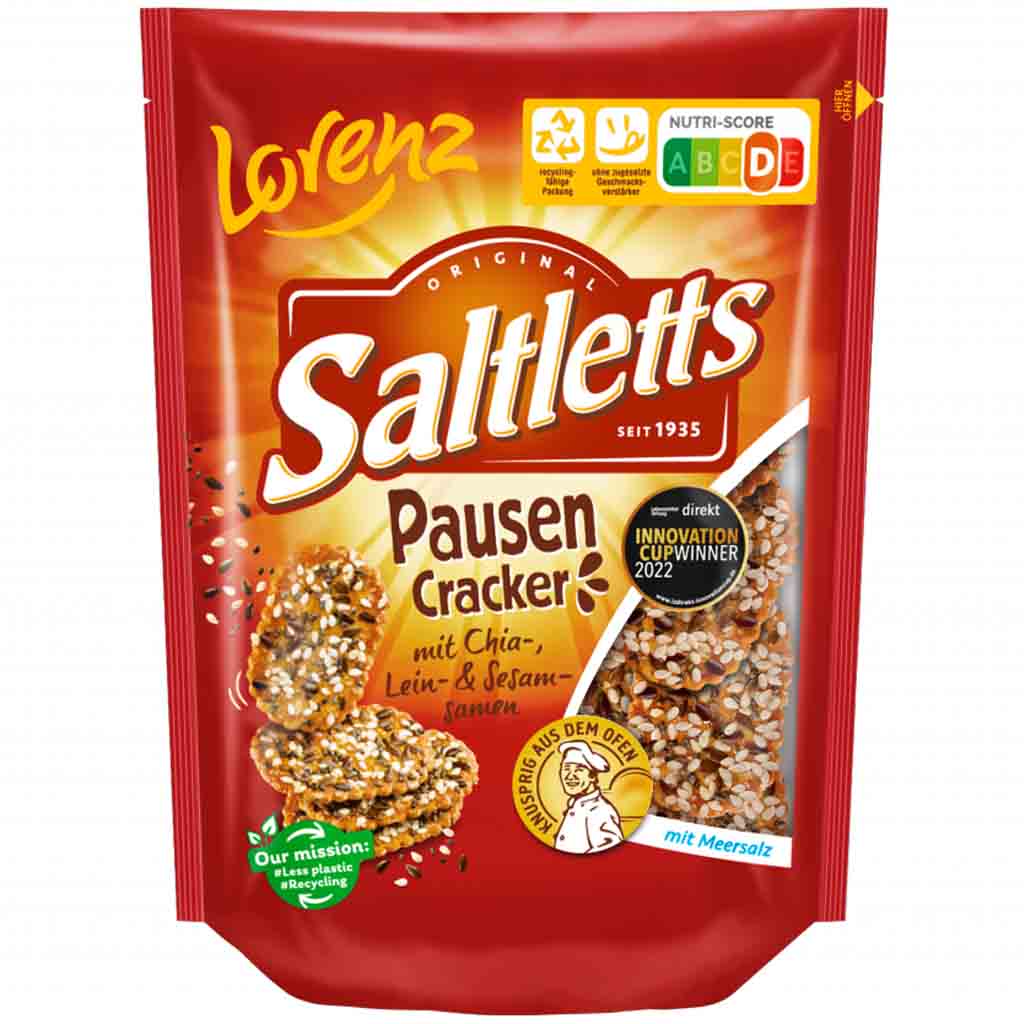 Lorenz Saltletts Pausen Cracker 100g MHD:18.1.25