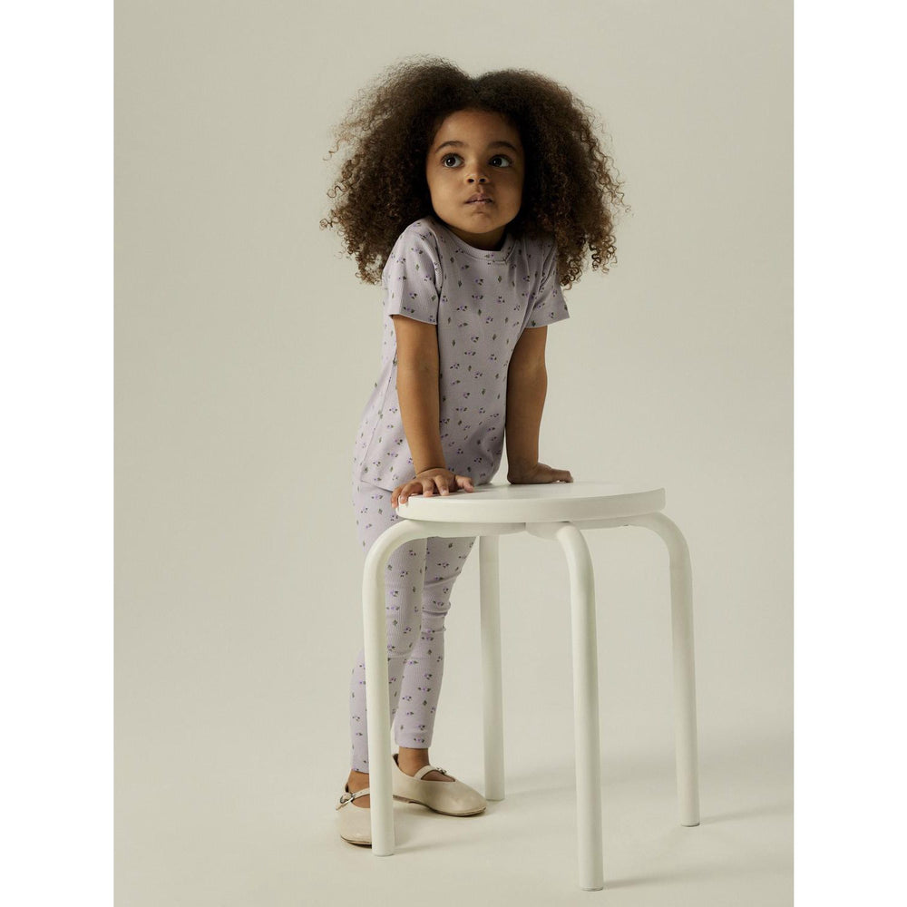 Køb Name It Misty Lilac Nmfhofie Slim Leggings