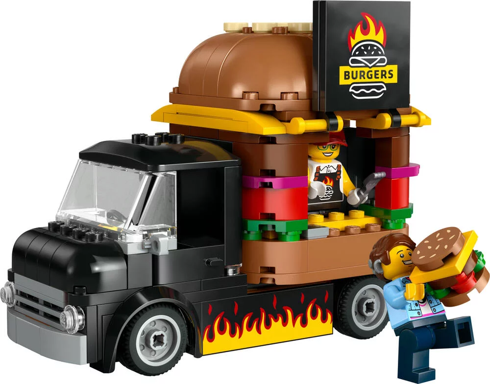 LEGO®CITY 60404 - LE FOOD-TRUCK DE BURGERS