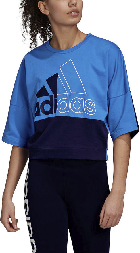 adidas Must Haves Colorblock sweatshirt Blå