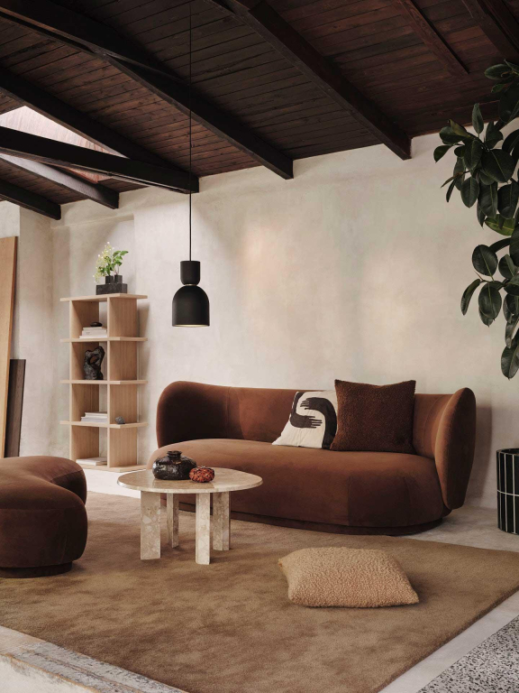 Ferm Living Kona 1x4 boekenkast Naturel