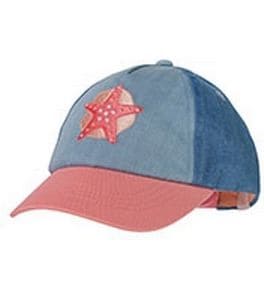 maximo Cap Sea star Gr. 47 - 49 cm Schirmmütze für Mädchen
