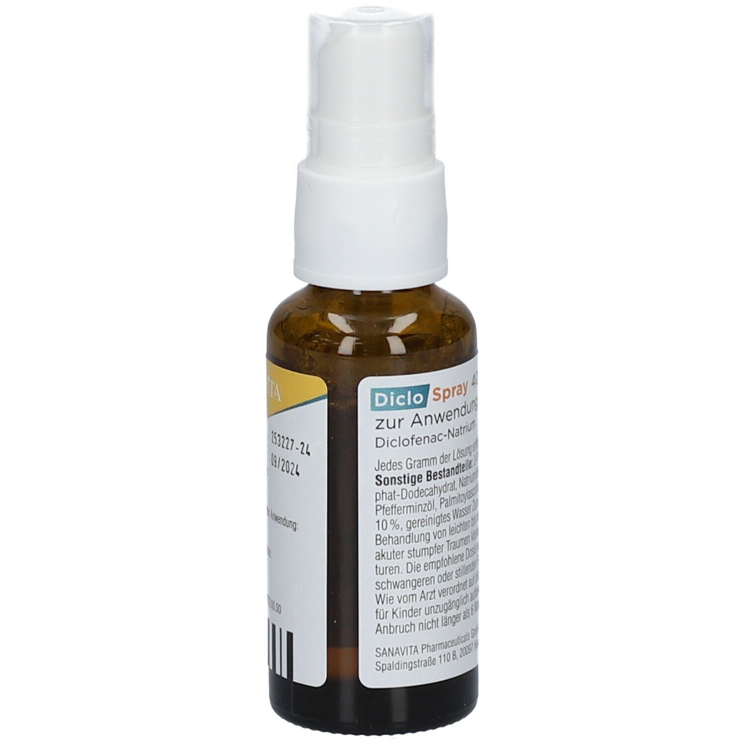 SANAVITA DicloSpray 40 mg/g Spray