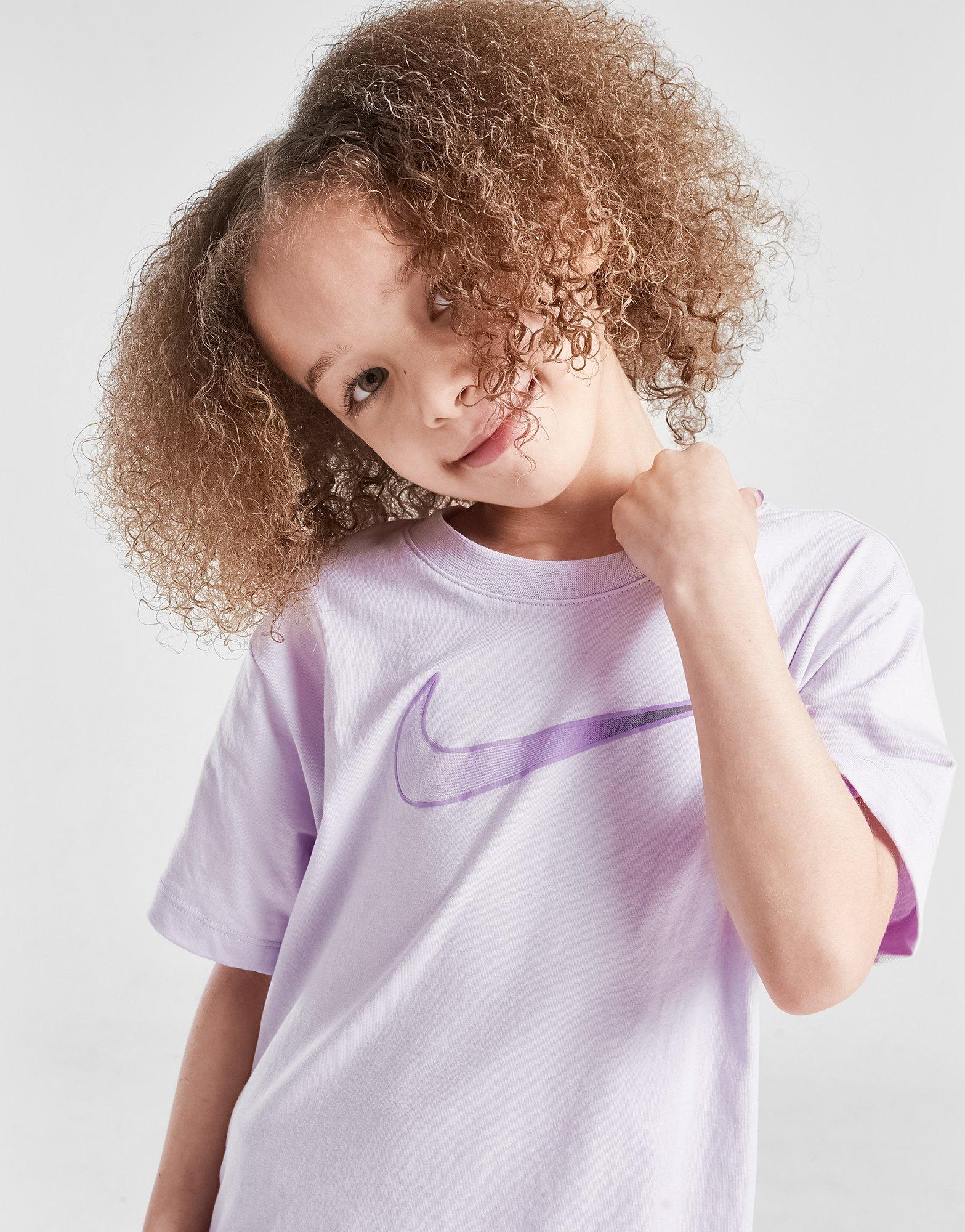 Nike Ensemble T-shirt/Short Swoosh Fille Enfant